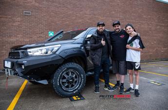 TOYOTA HILUX 4WD GD10 MATTE ANTHRACITE MILLED WITH BLACK LIP